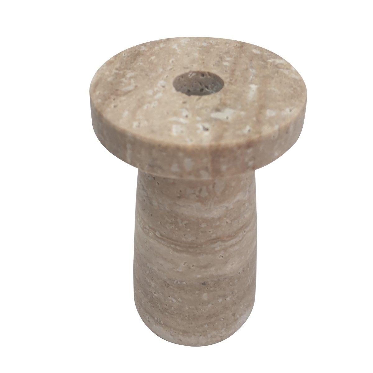 

Crater resin candle holder beige 13. 2x9 cm