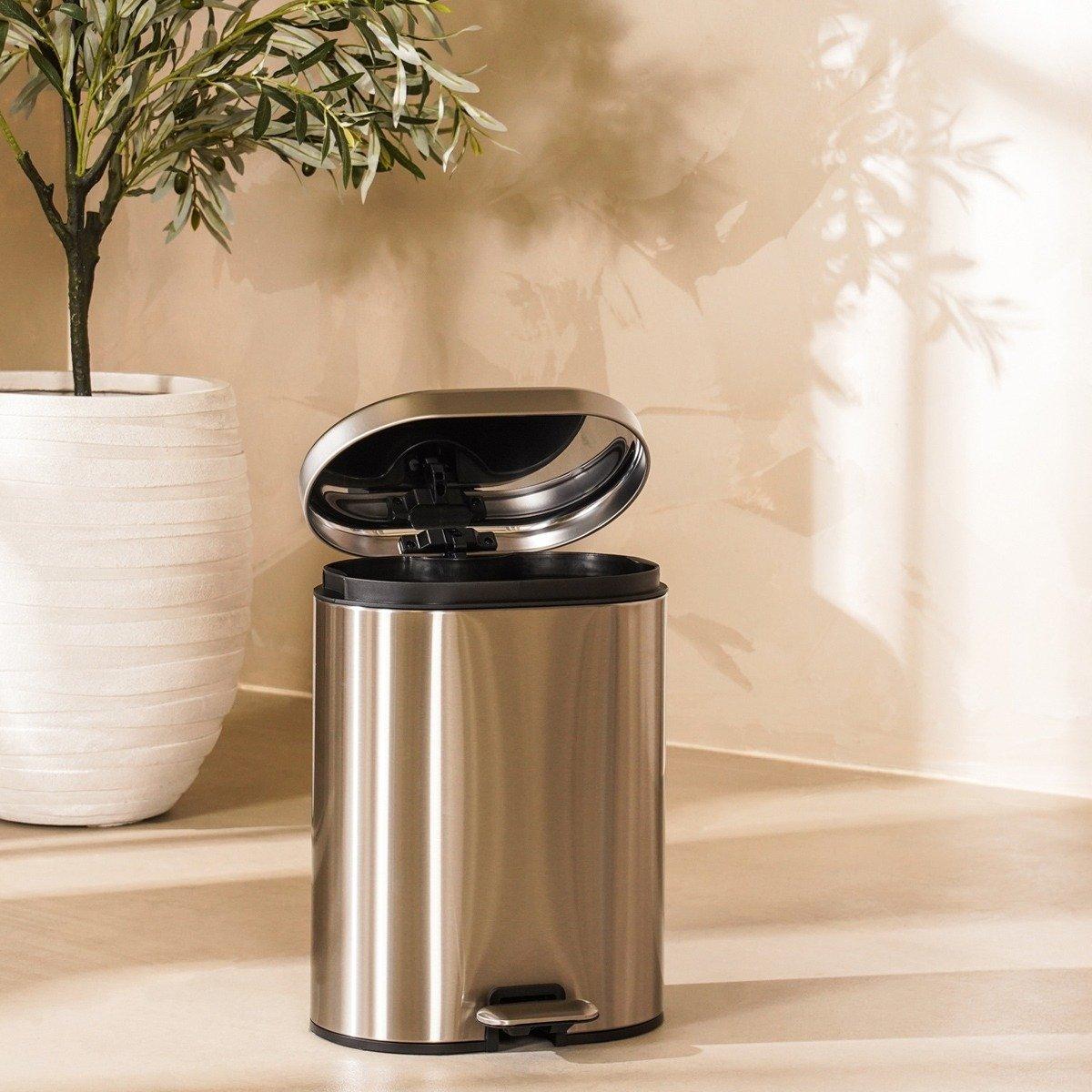 

Marco wastebin silver h40 cm