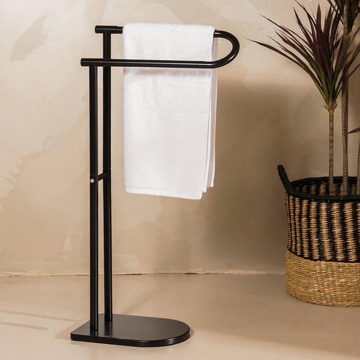 

Flex towel holder black h82 cm