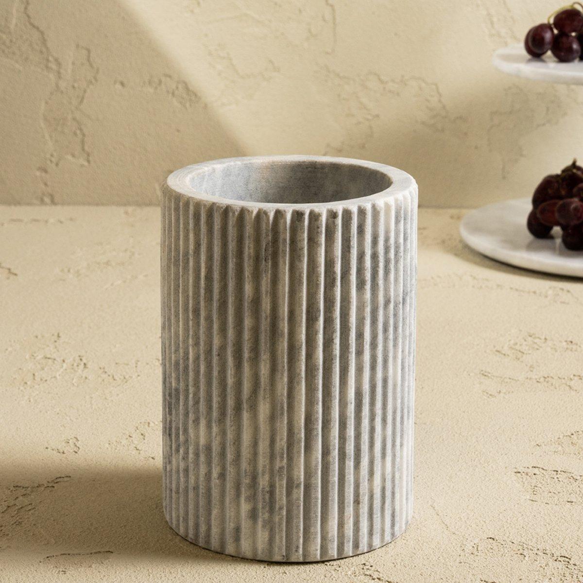 

Luna utensil holder white d13xh17 cm