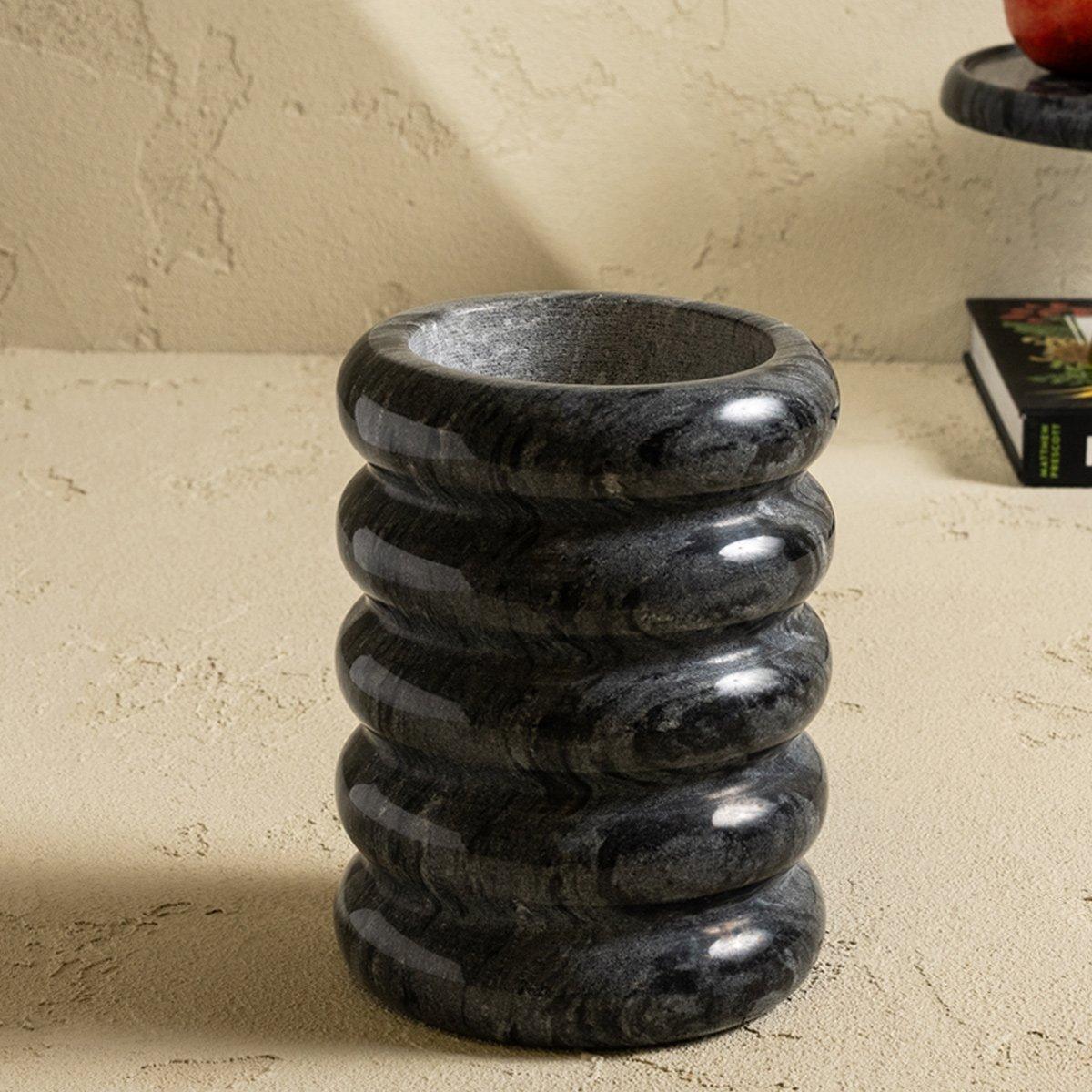 

Marmo utensil holder black h17 cm