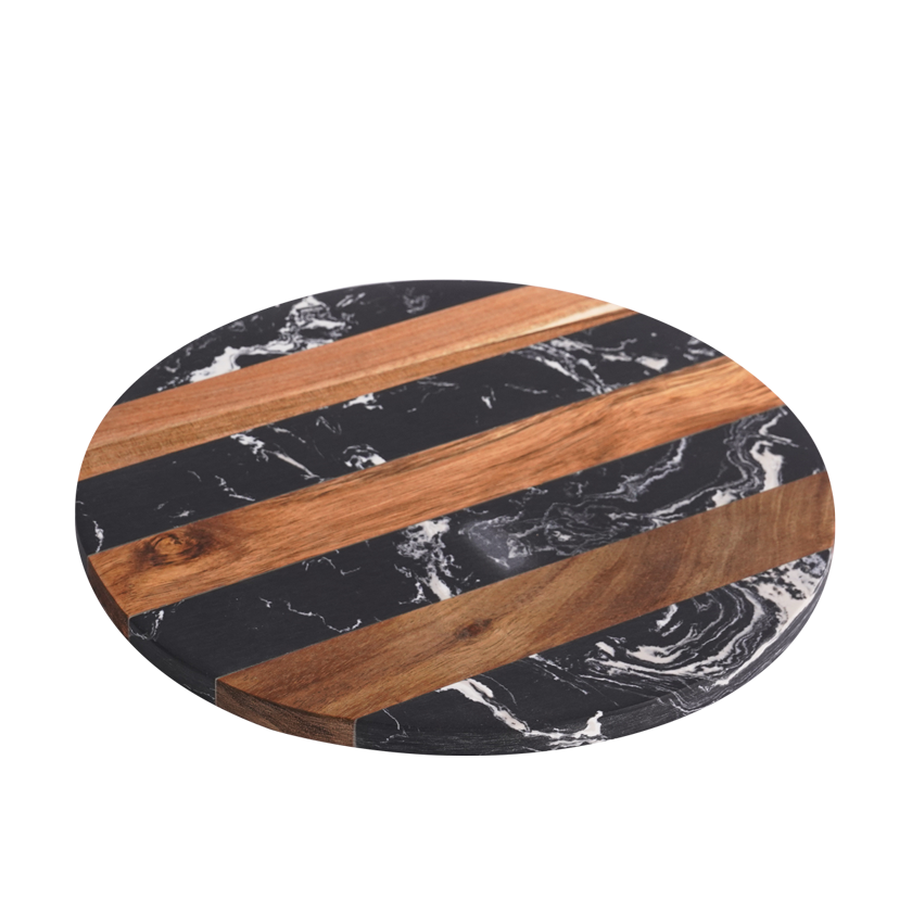 

Marmo serving board black d25 cm
