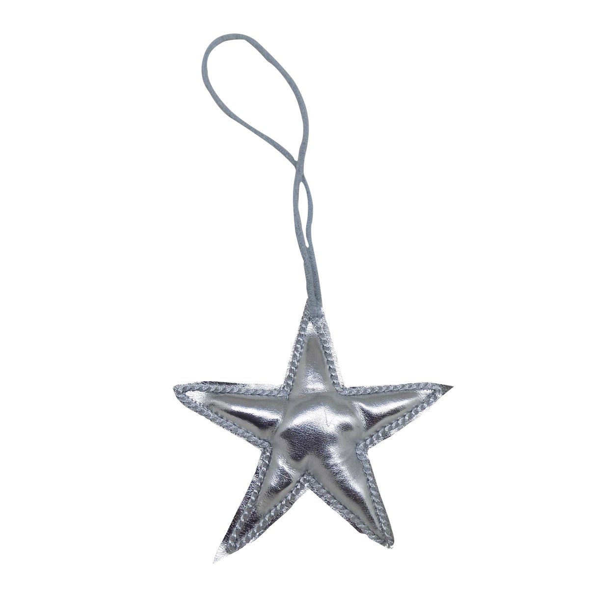 

Star drink tag silver 10x10 cm