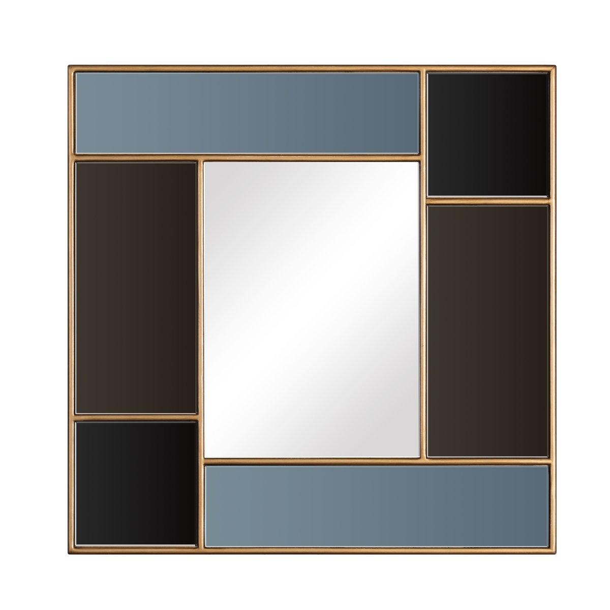 

Rich square mirror black/grey 60x60x2. 5 cm