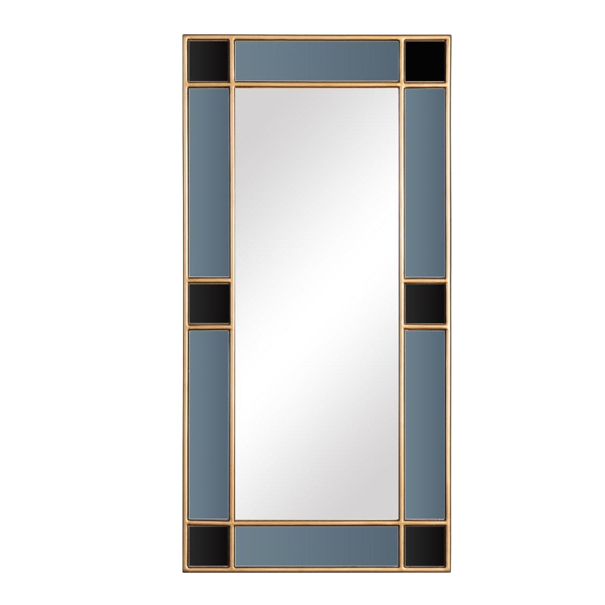 

Rich rectangle mirror black/grey 80x40x2. 5 cm