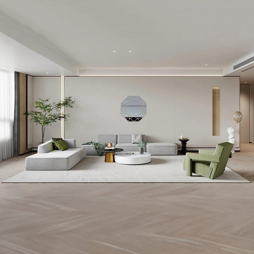 

Diamond mirror silver 80x80x3 cm