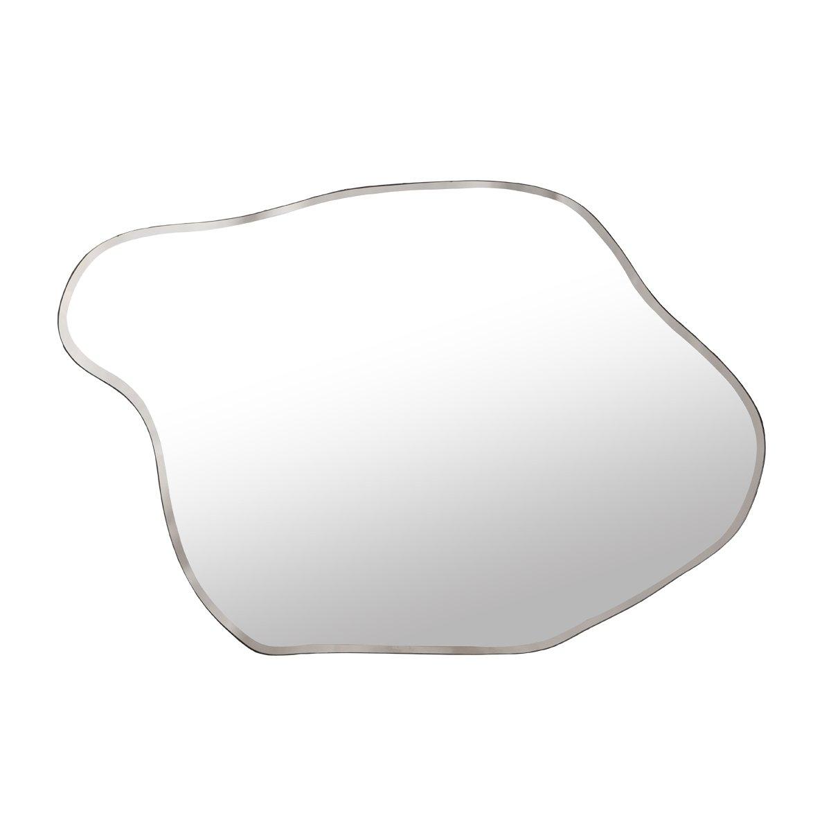 

Deformed mirror silver 83. 5x54. 5x2 cm