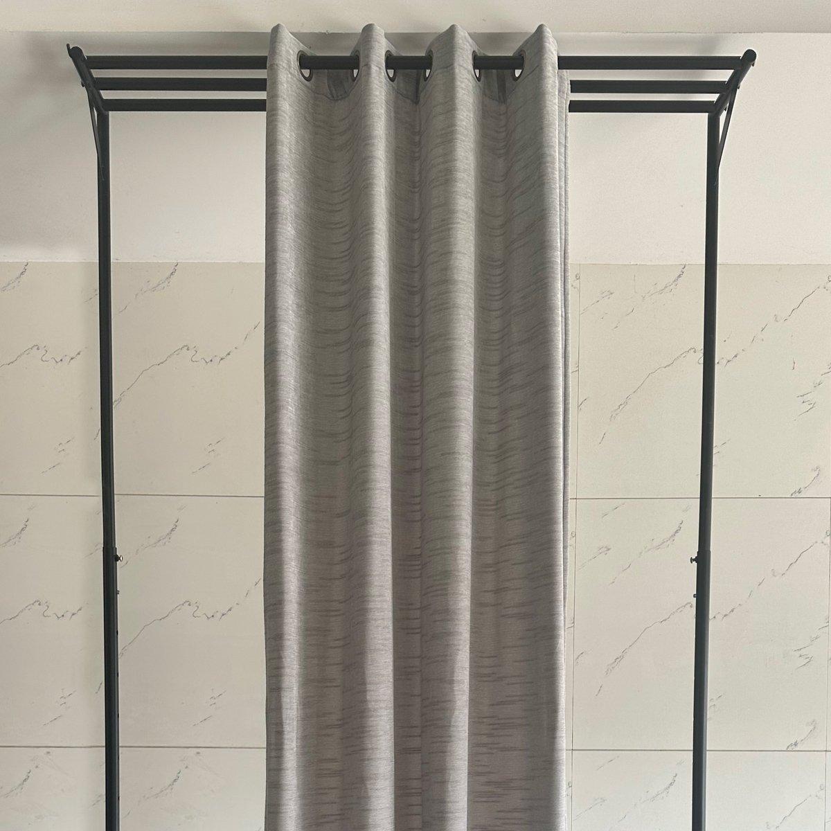 

Zeez curtain panel grey 140x300 cm