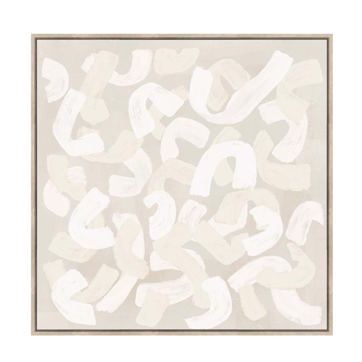 

Whisper framed art white 80x80 cm