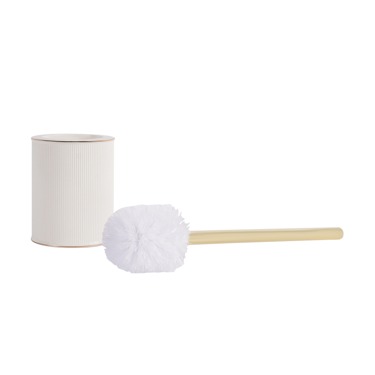 

Ellie toilet brush holder beige