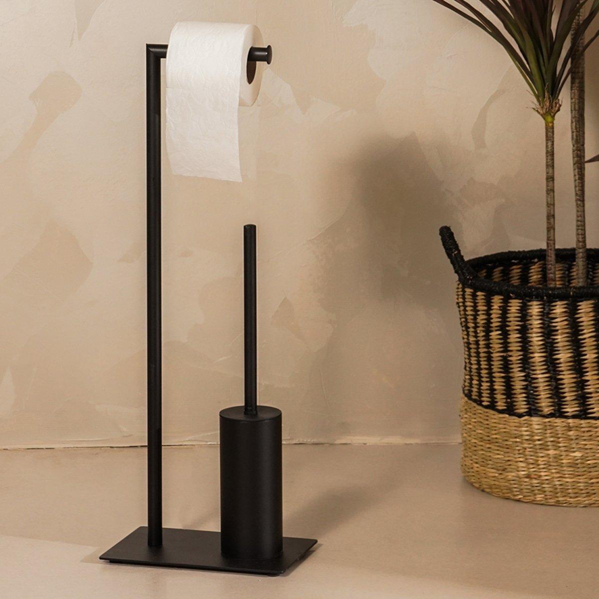 

Nero toilet brush holder black h72 cm