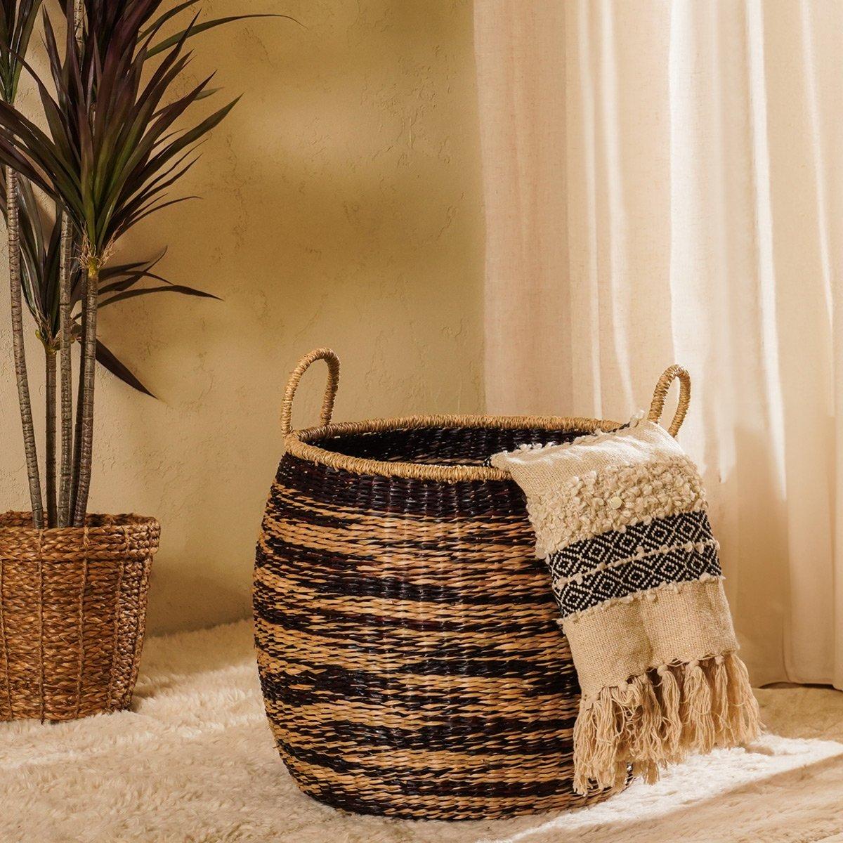 

Mira laundry basket brown 40x38 cm