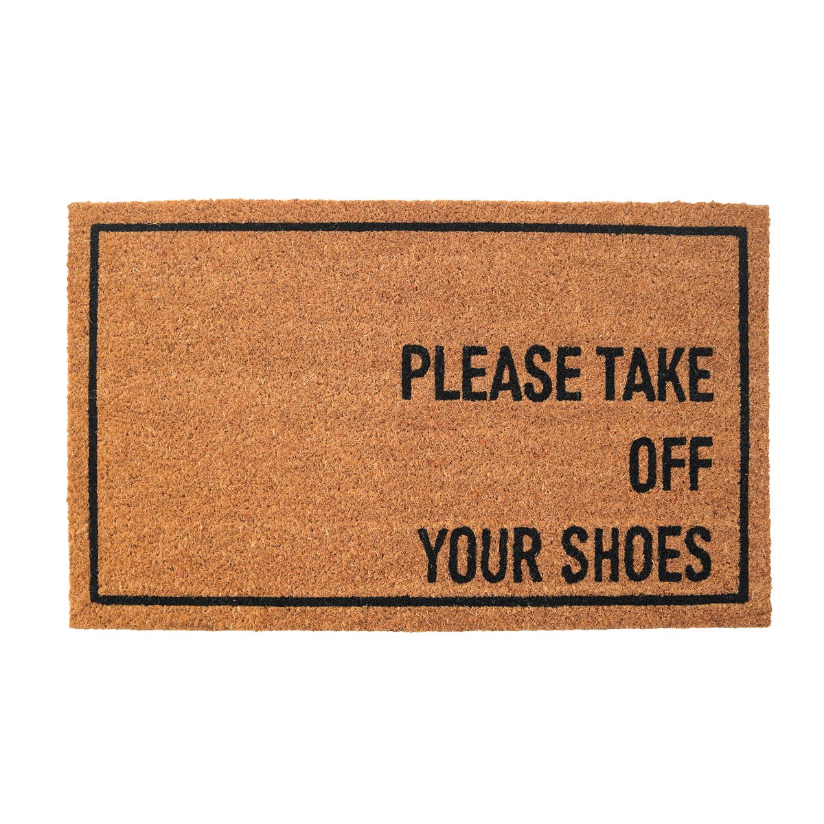 

Sapatos printed door mat natural 45x75 cm