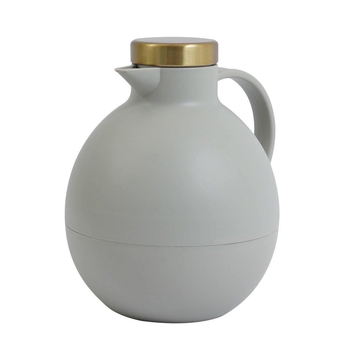 

Alba jug grey with gold lid round 1ltr
