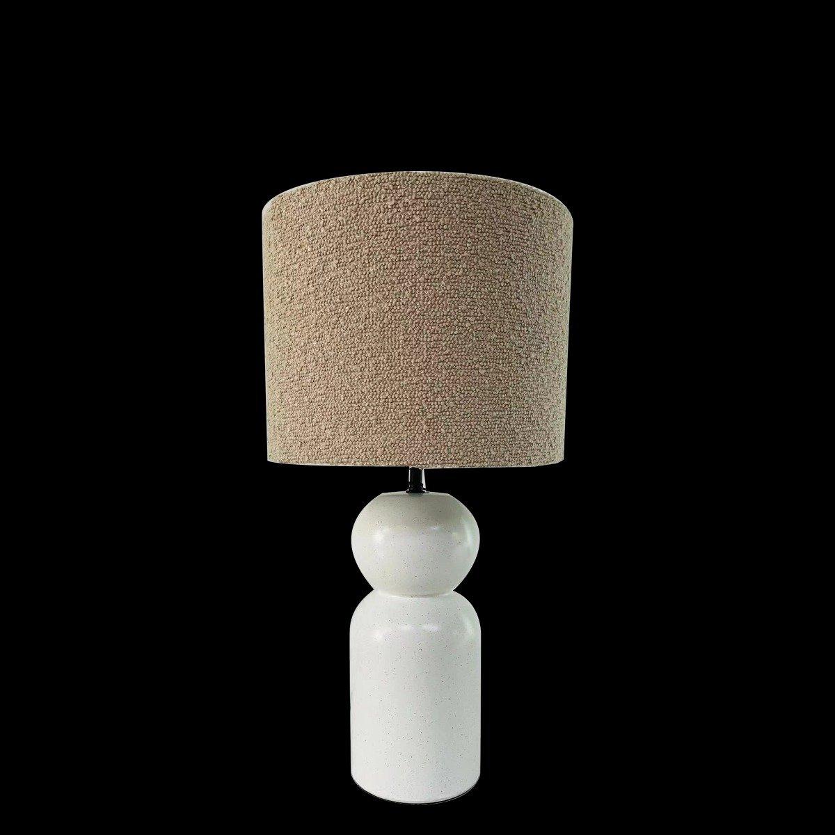 

Torso ceramic table lamp beige/ white d29 x h53 cm