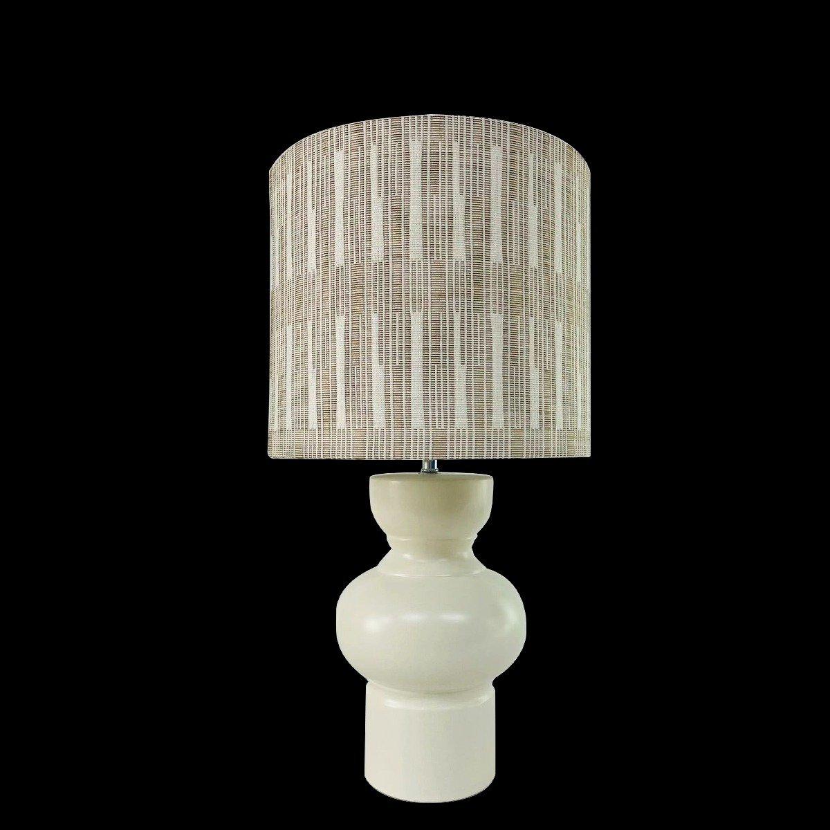 

Olympia ceramic table lamp beige d28 x h45 cm