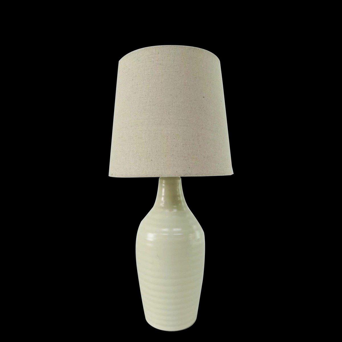 

Centro table lamp white d18 x h36 cm