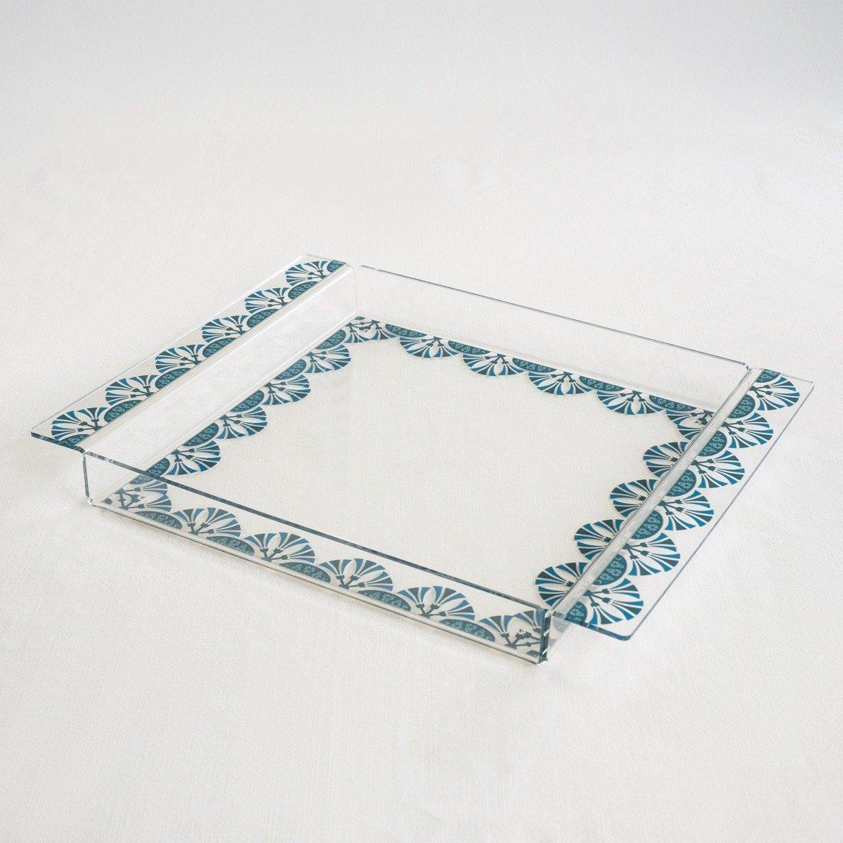 

Sultan acrylic tray blue 56x35x4. 5 cm