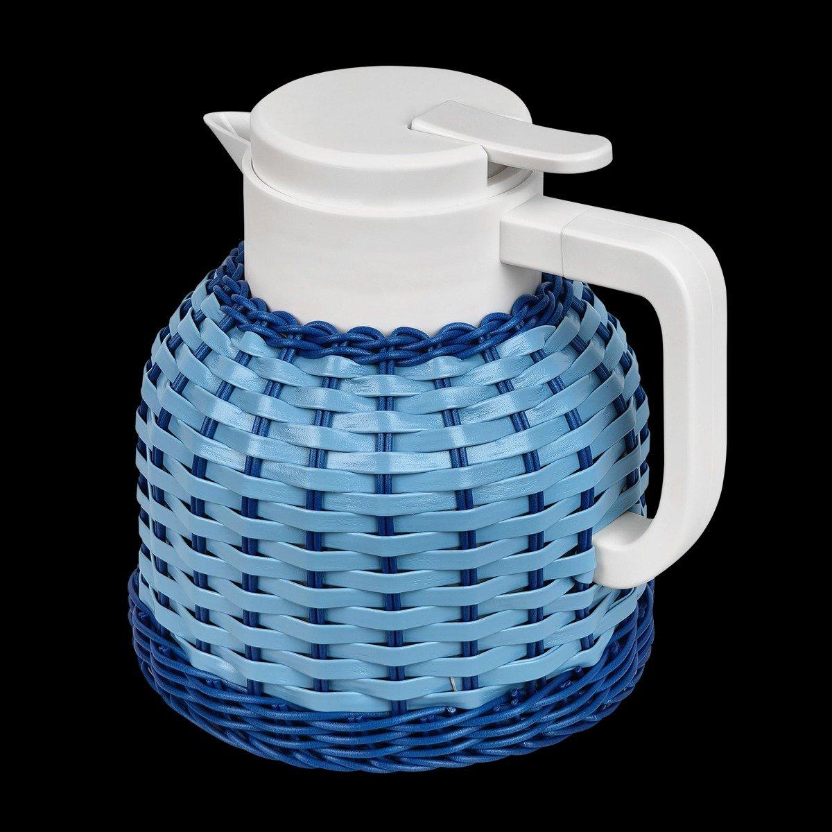 

Rattan tea server 1. 8 ltr blue 21x18x20 cm