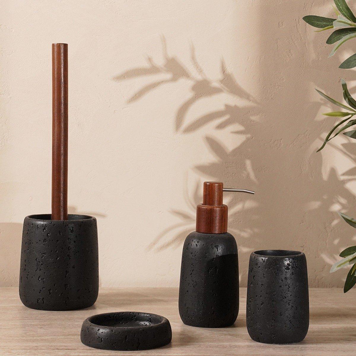 

Dolo toilet brush holder black