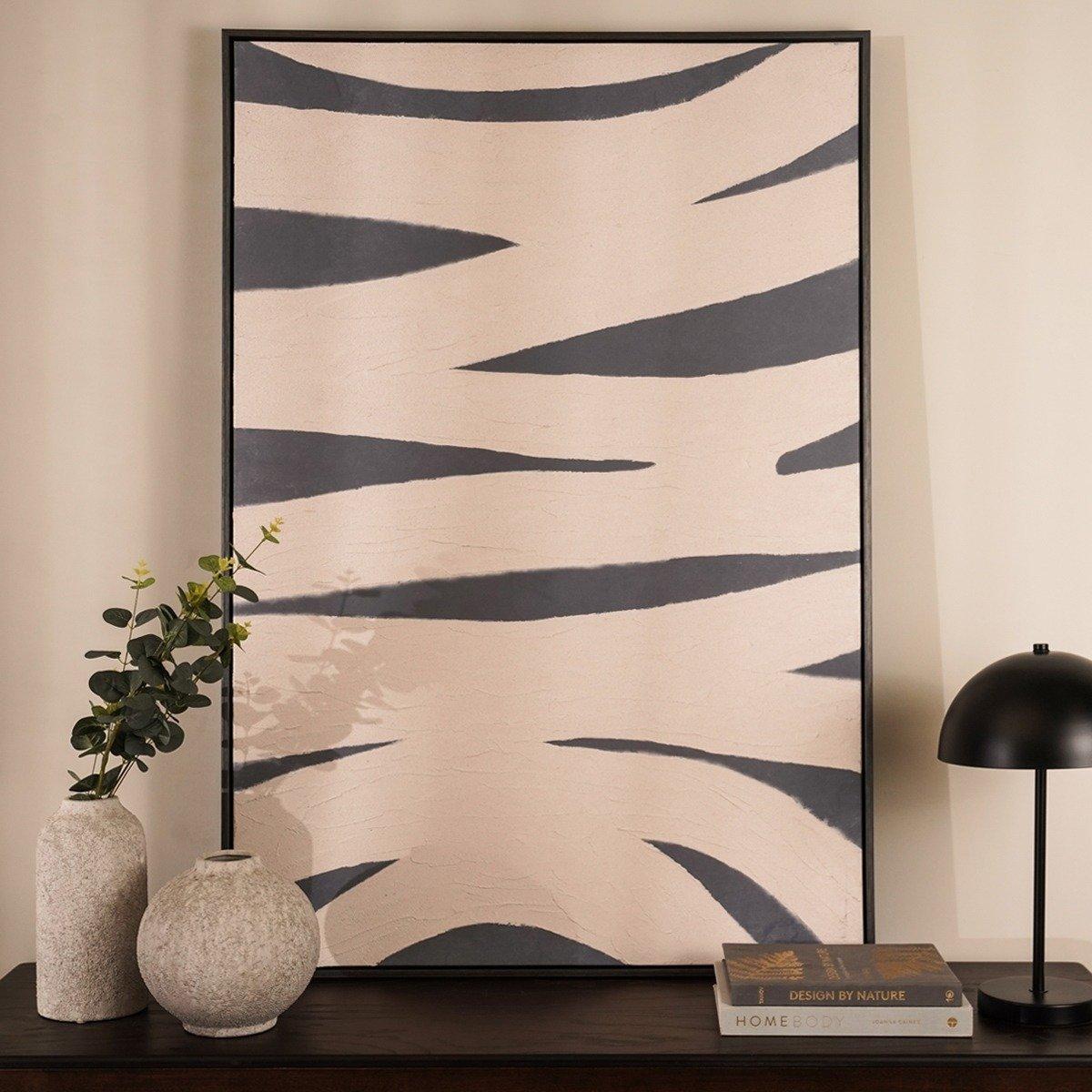 

Lema framed art beige/blue 80x120 cm