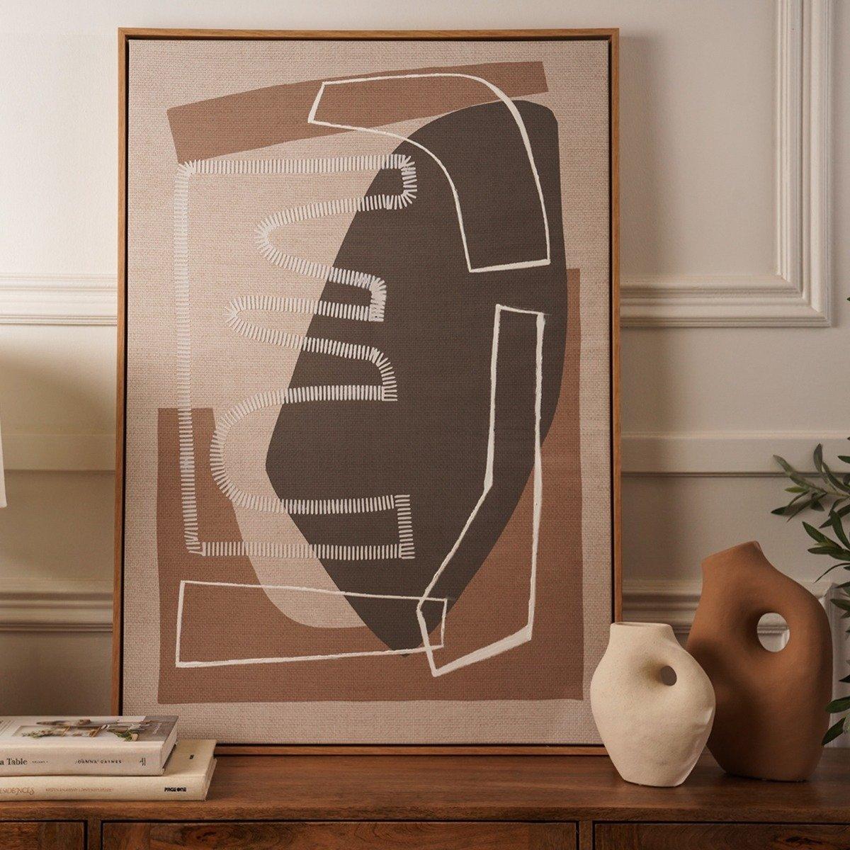 

Ethan framed art beige 70x100 cm