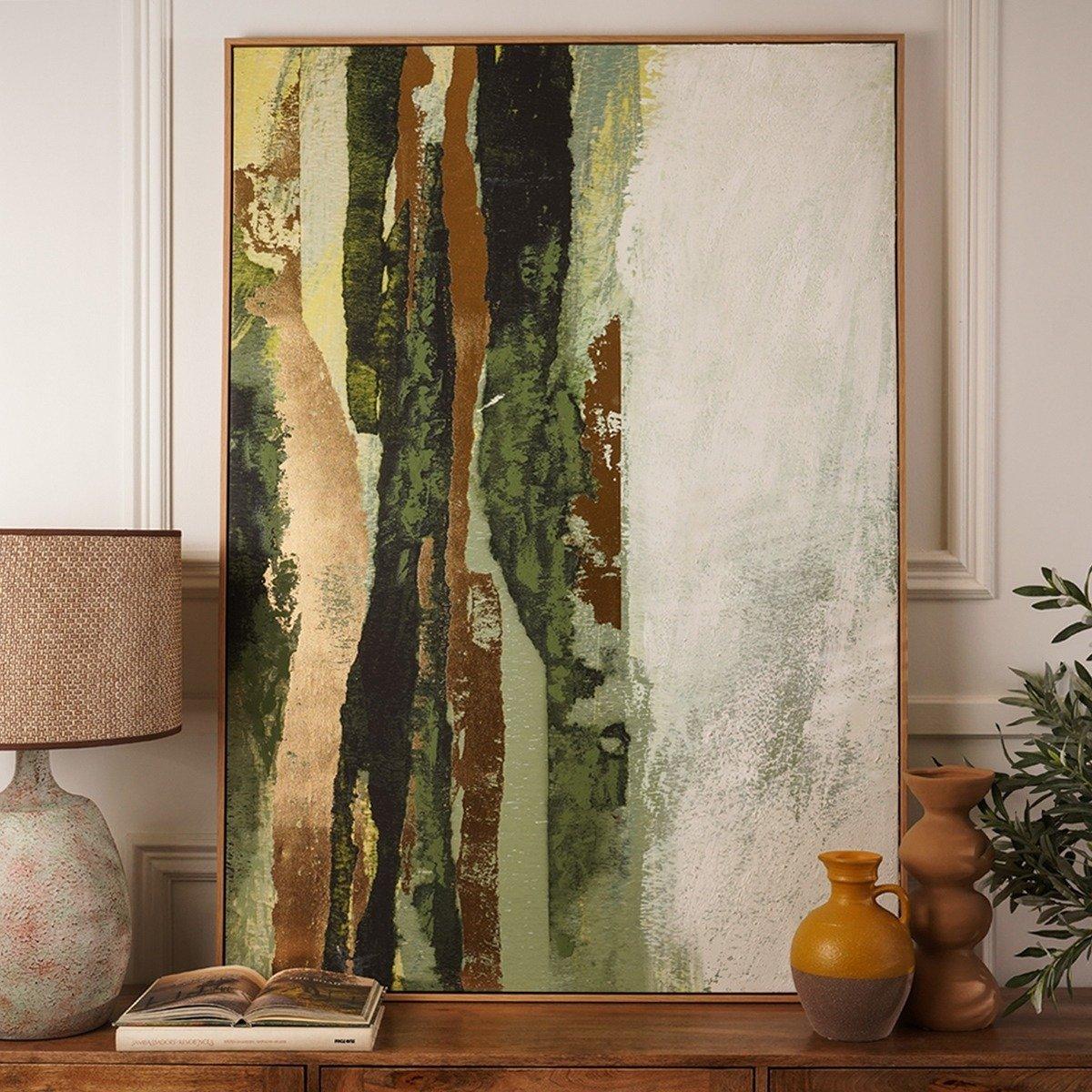 

Mulan framed art green 100x140 cm