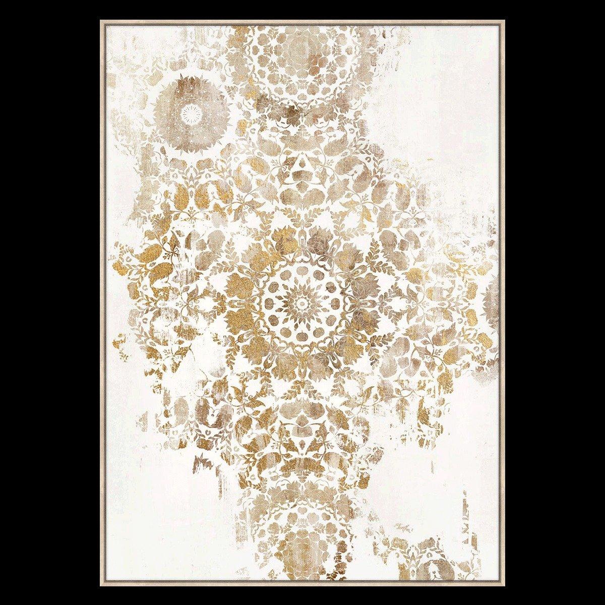 

Gala framed art with foil finish white 100x140cm