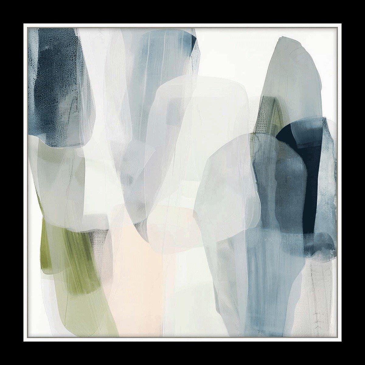 

Aurora framed art blue 80x80cm