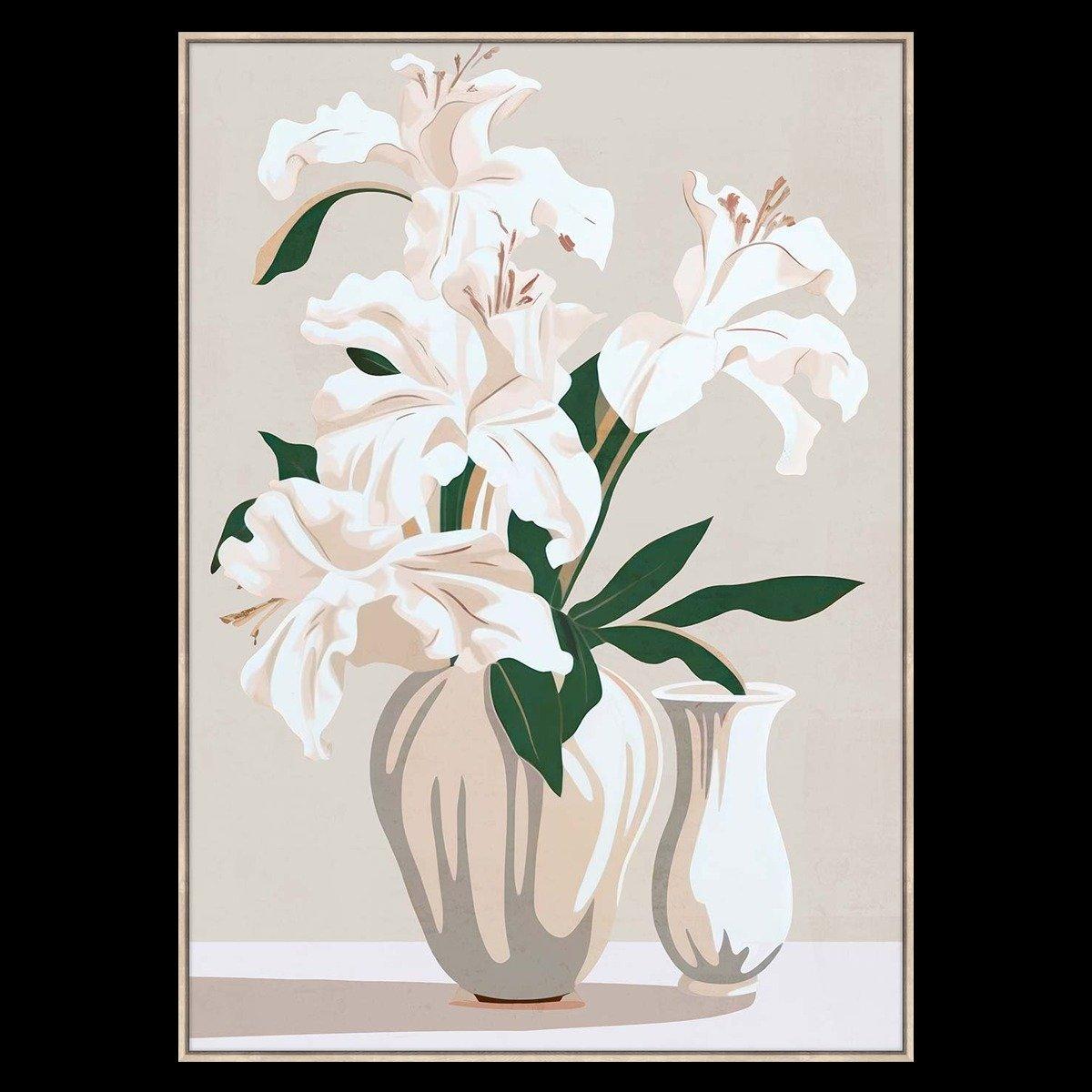 

Aster framed art beige 70x100 cm