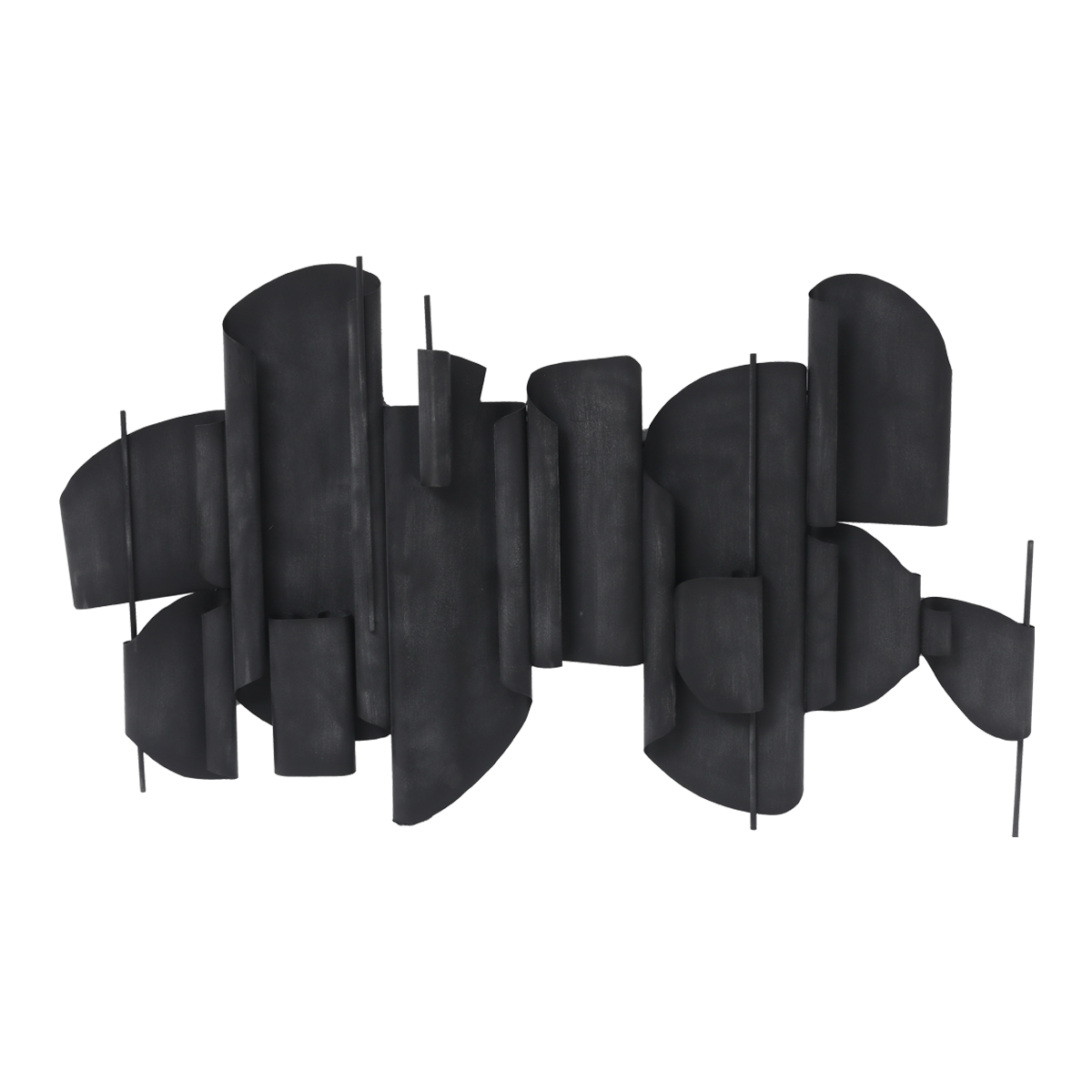 

Madi wall art black 65x7x109 cm