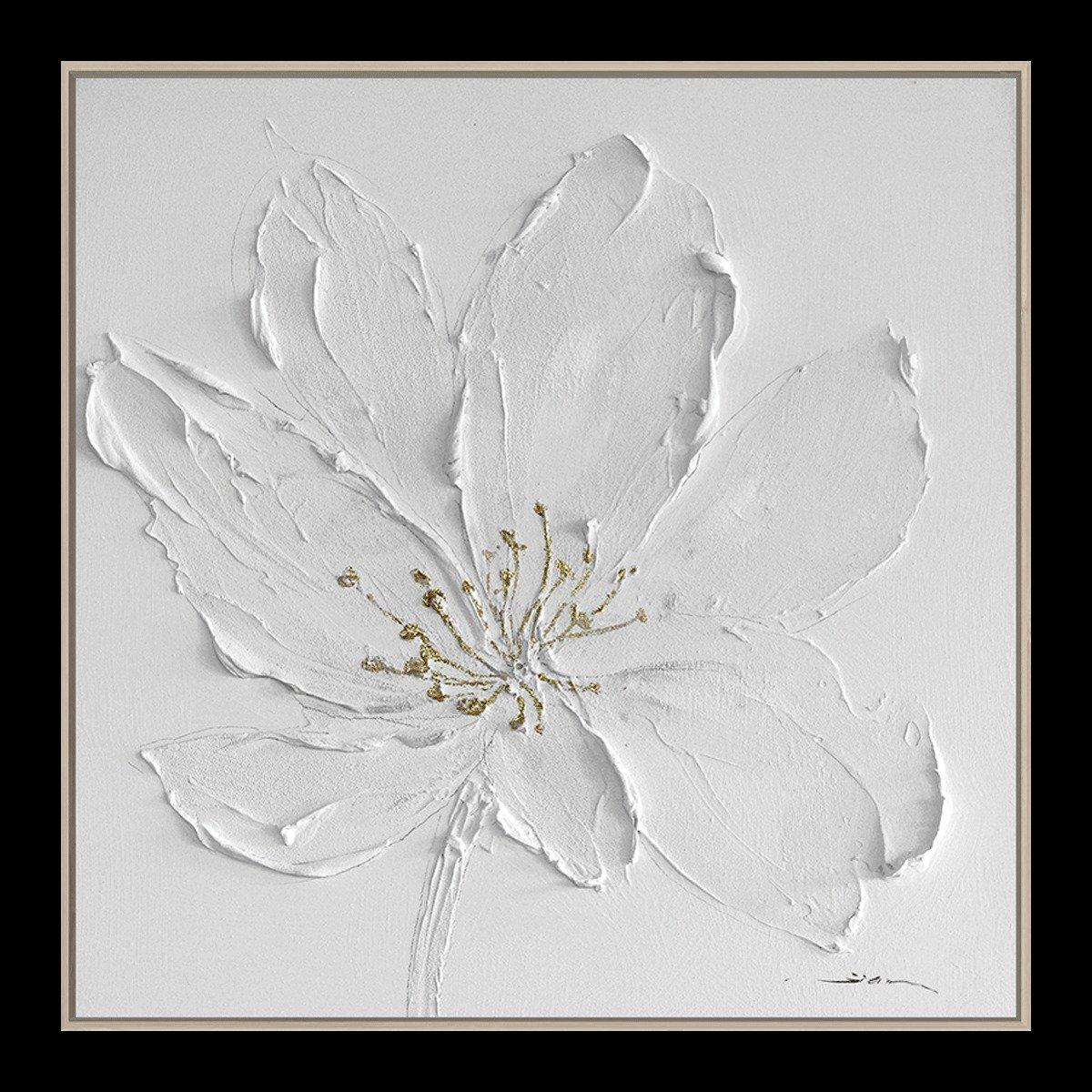 

Faye framed art white 80x80 cm