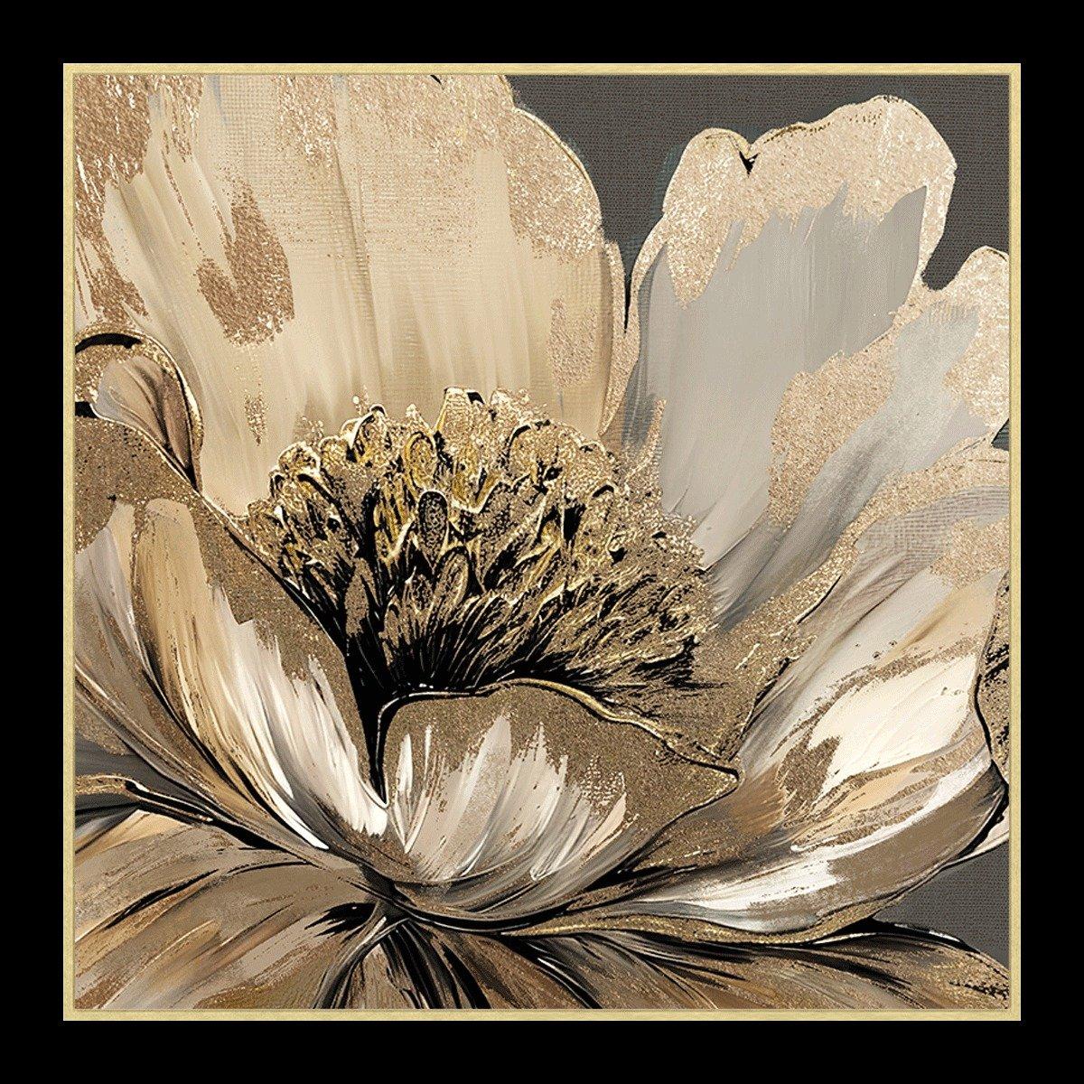 

Che framed art beige 80x80 cm