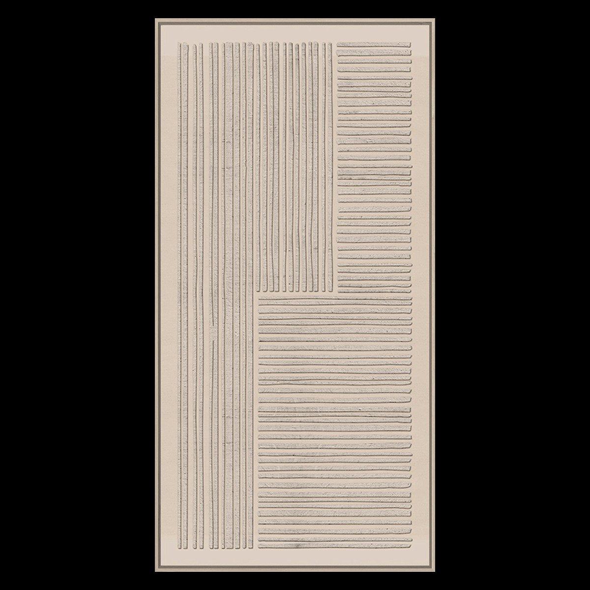 

Pin framed art beige 80x160 cm