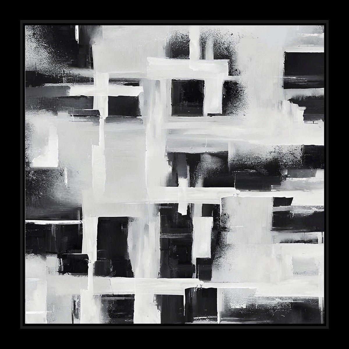 

Drew framed art black 80x80 cm