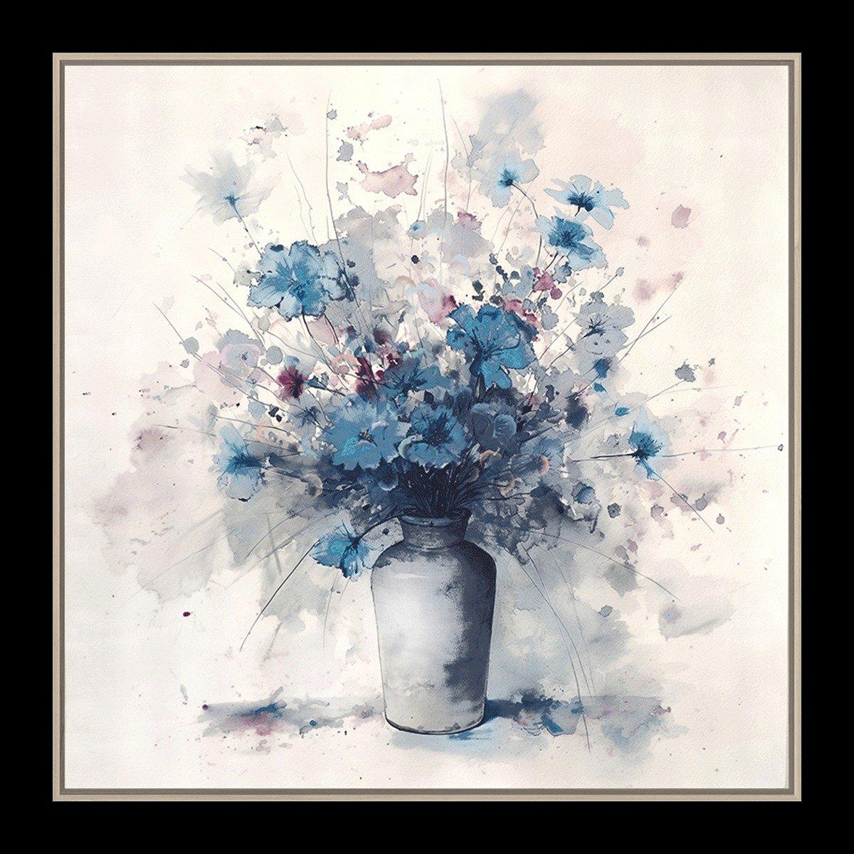 

Vasna framed art blue 60x60 cm