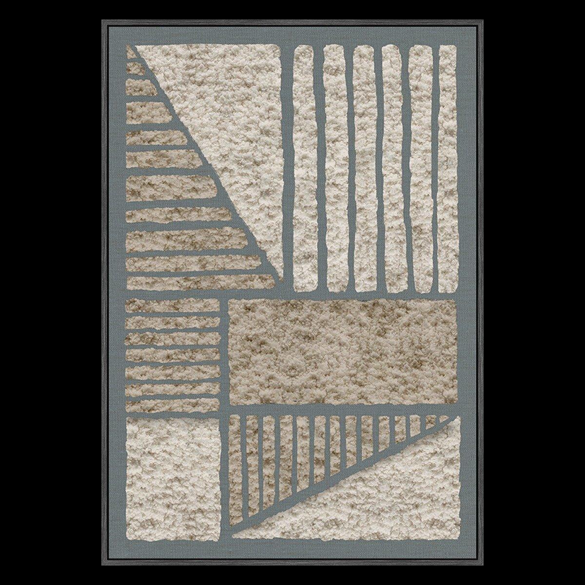 

Elle framed art grey 67. 4x97. 4 cm