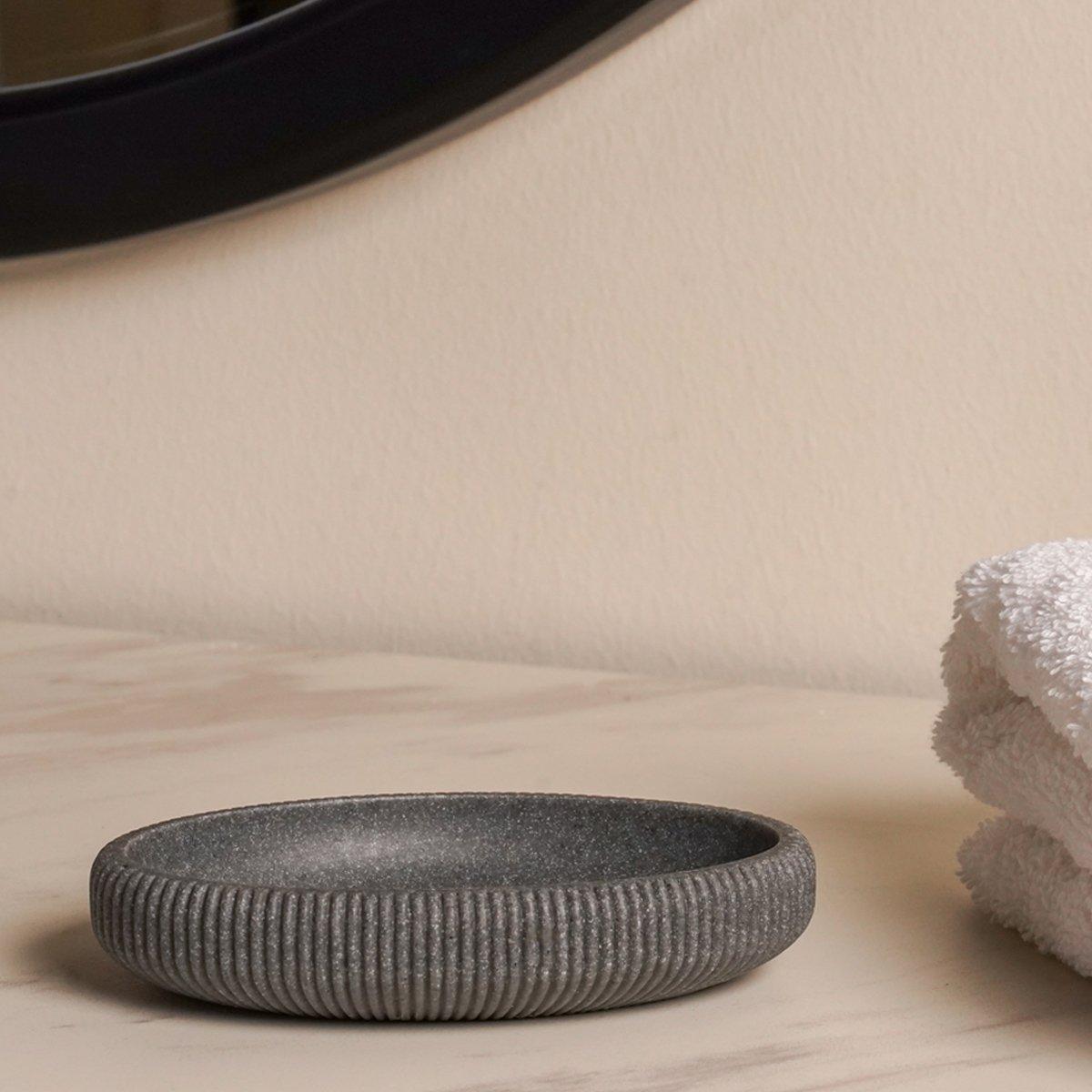 

Soha soap dish grey w9 cm