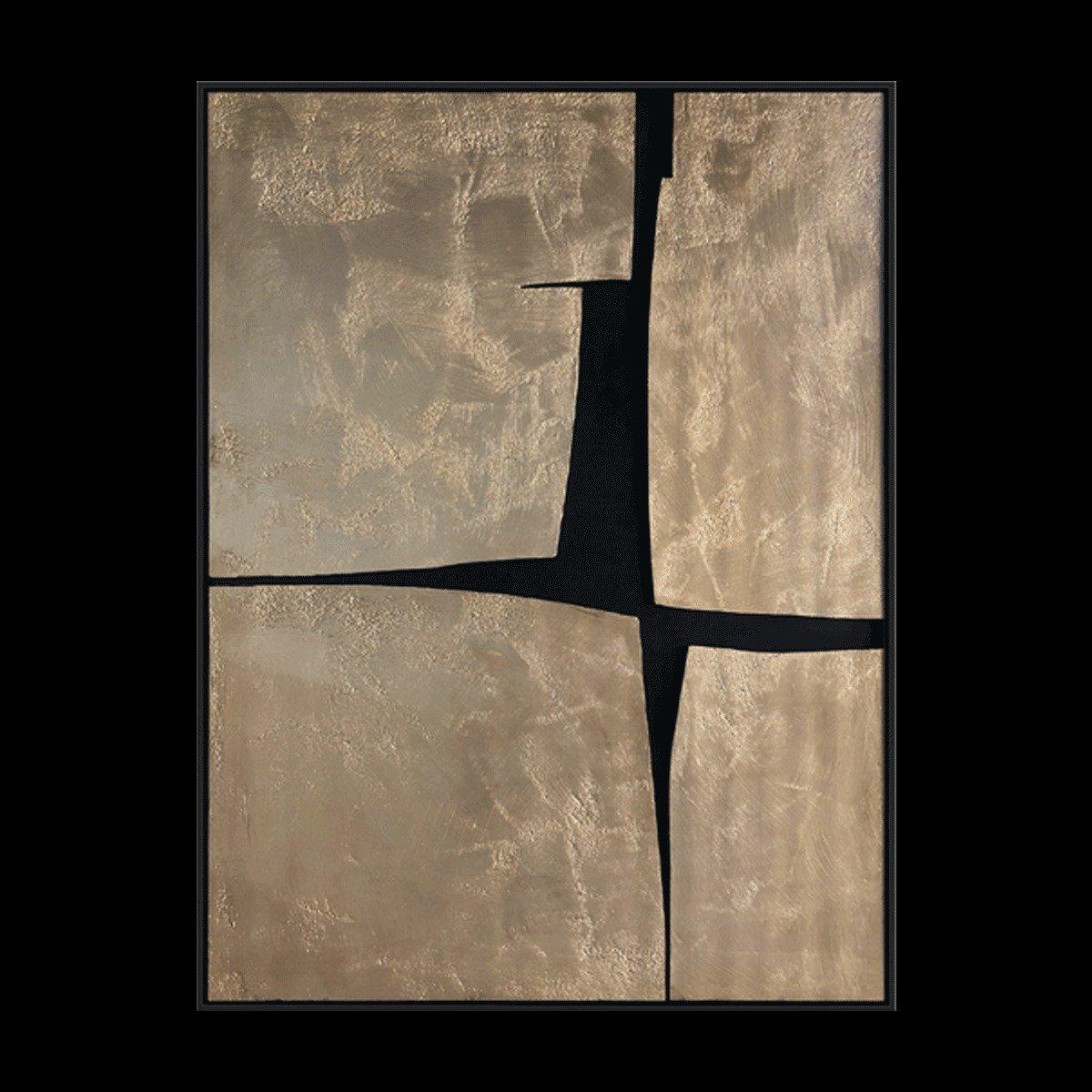 

Cris 3d art with relief gold 90x120 cm