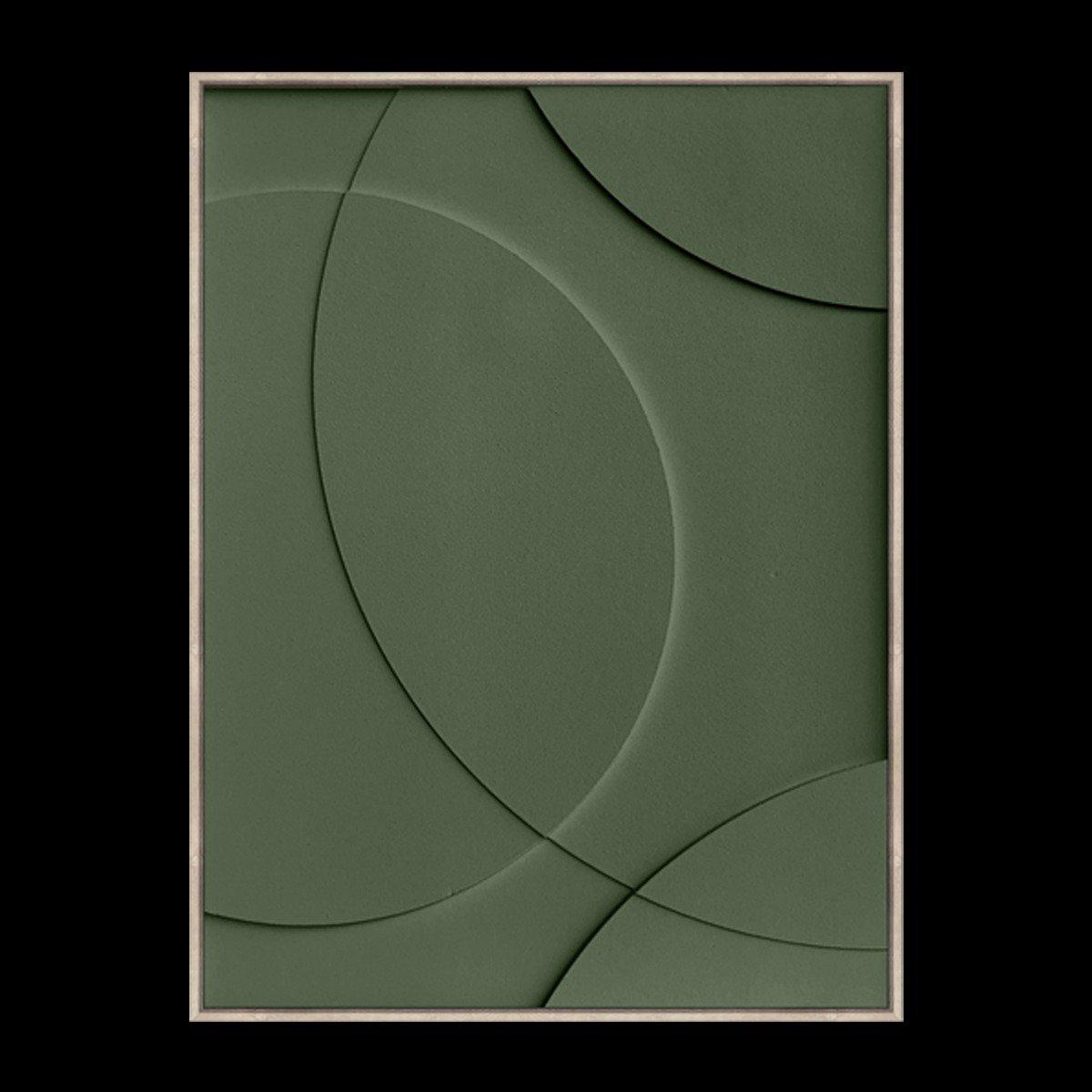 

Basha 3d art with relief green 55x75 cm