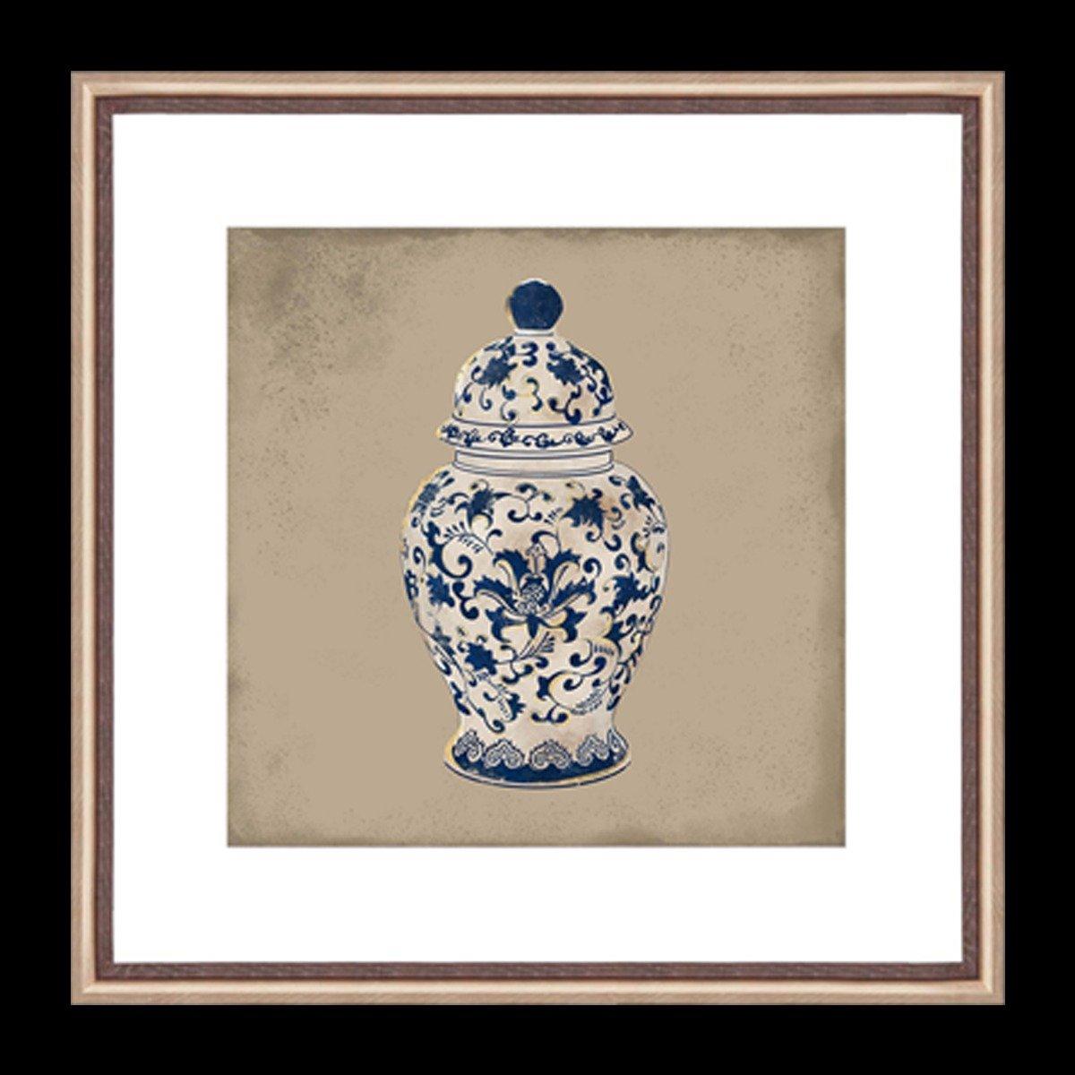 

Vana framed canvas blue 80x80 cm