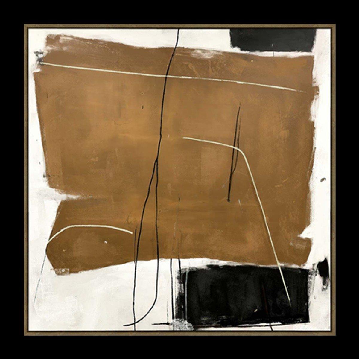

Selly framed art brown 100x100 cm