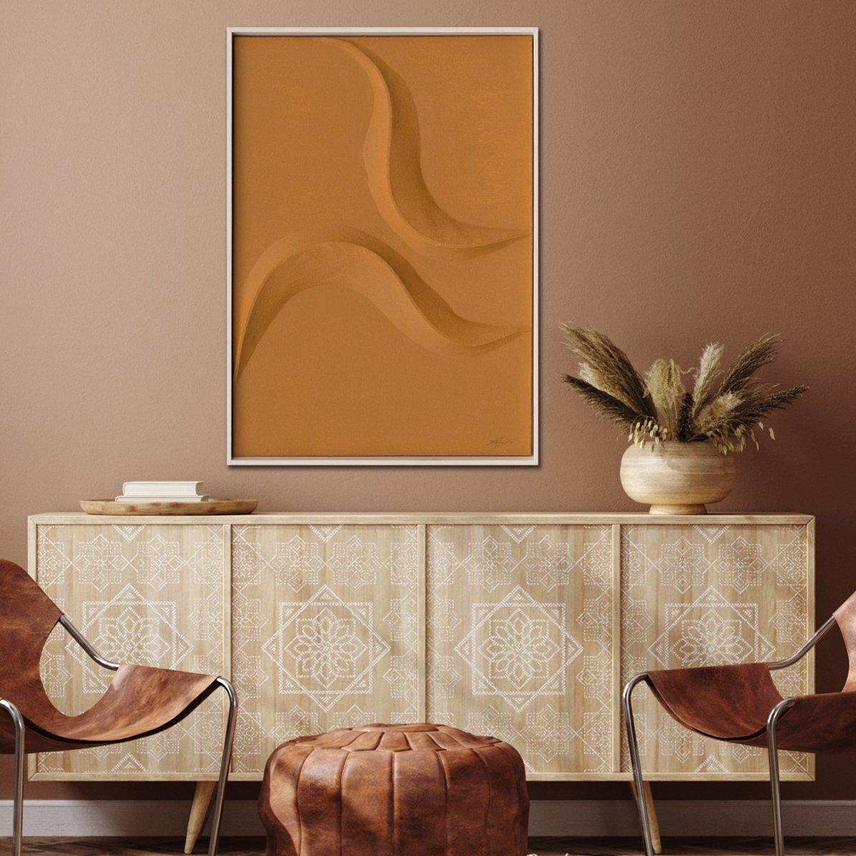 

Han 100% hand-painted brown 50x70 cm