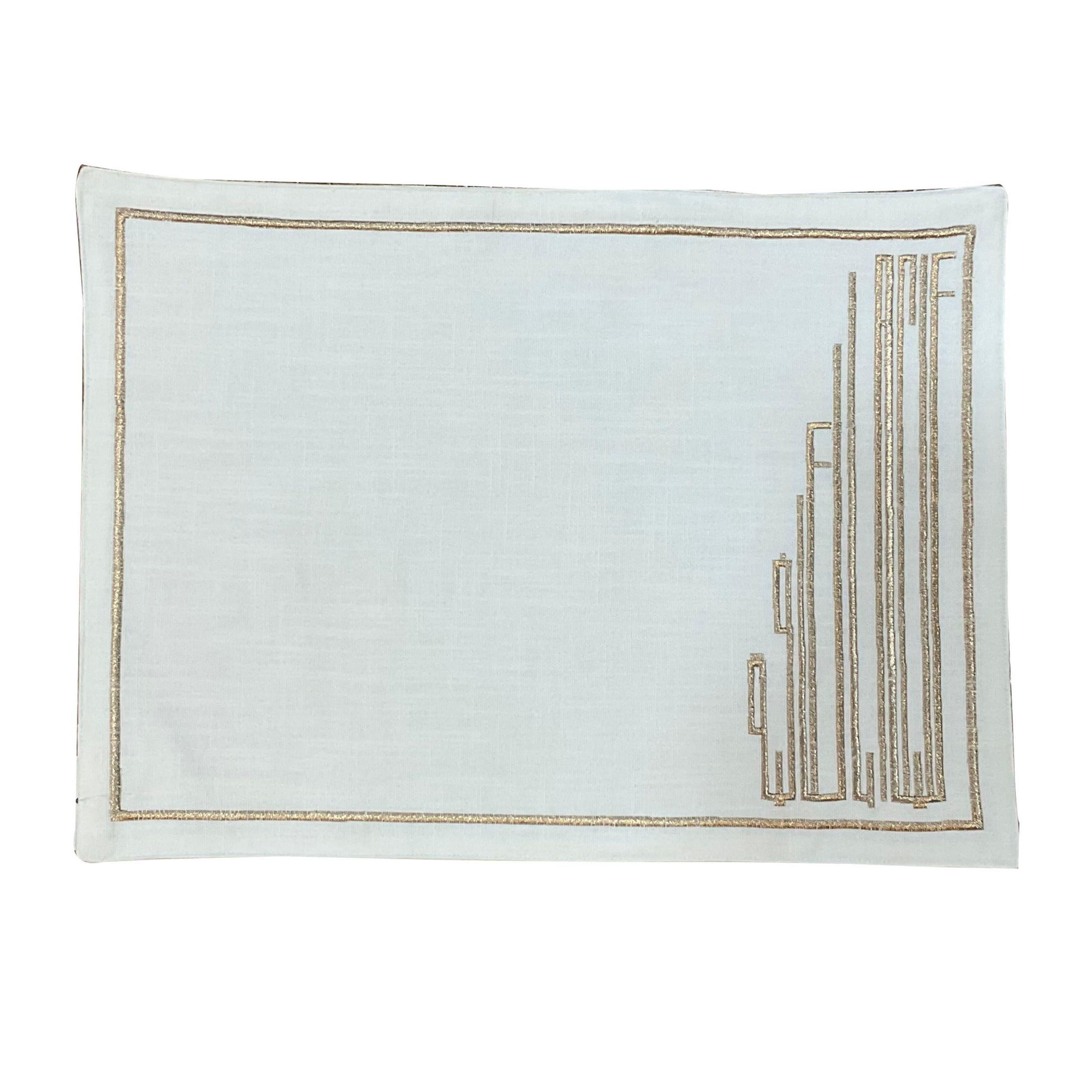 

Afya table placemat champagne 33x48 cm