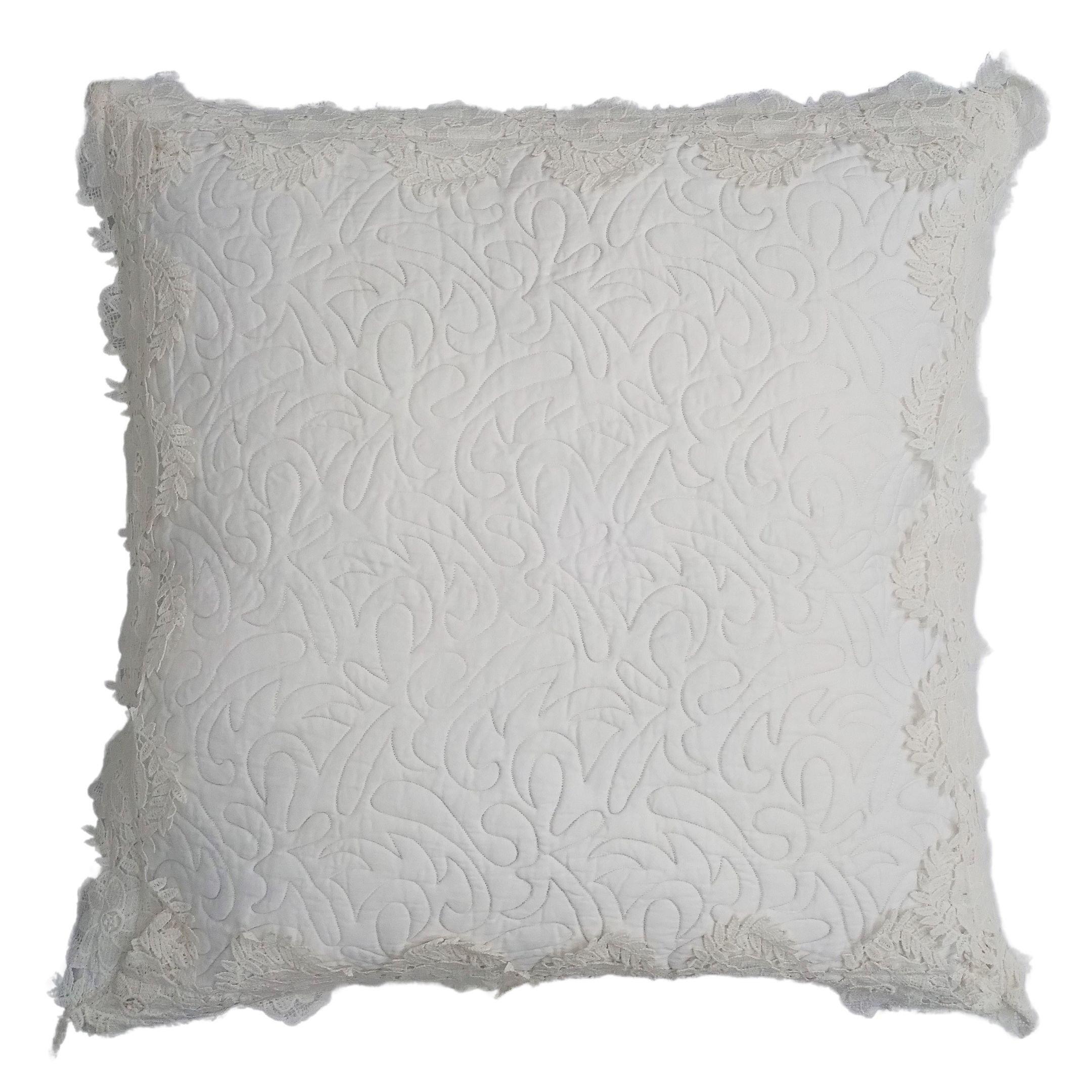 

Lace bedroom cushion cream 60x60 cm