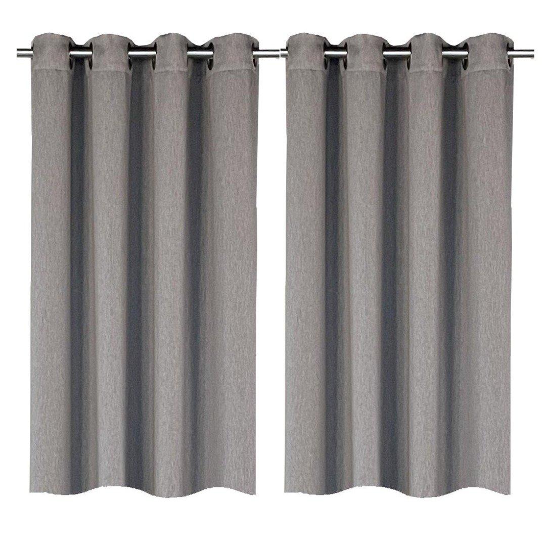 

Joy blackout curtain pair silver 140 x 300 cm