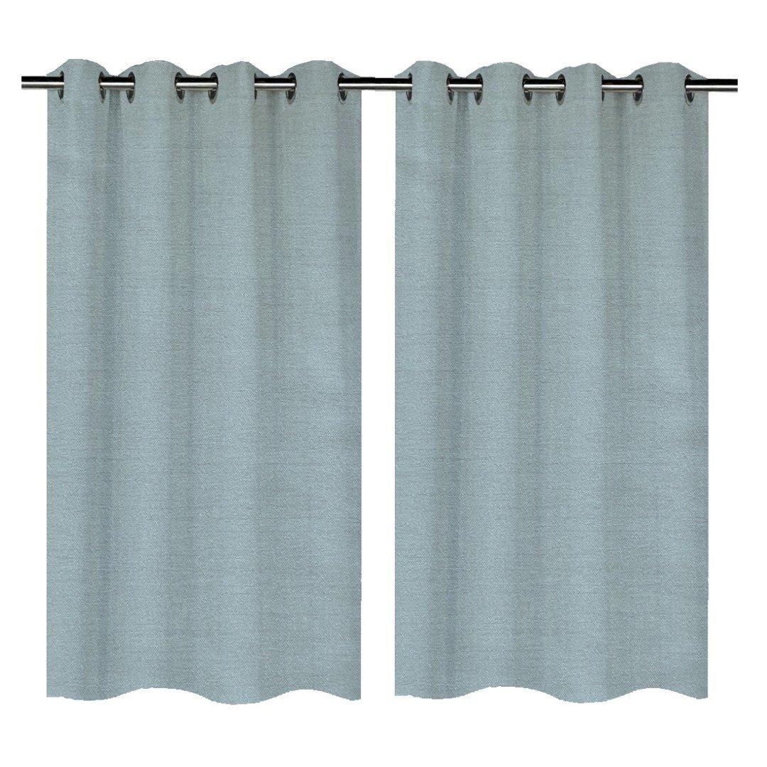 

Lila blackout curtain pair blue 140 x 300 cm