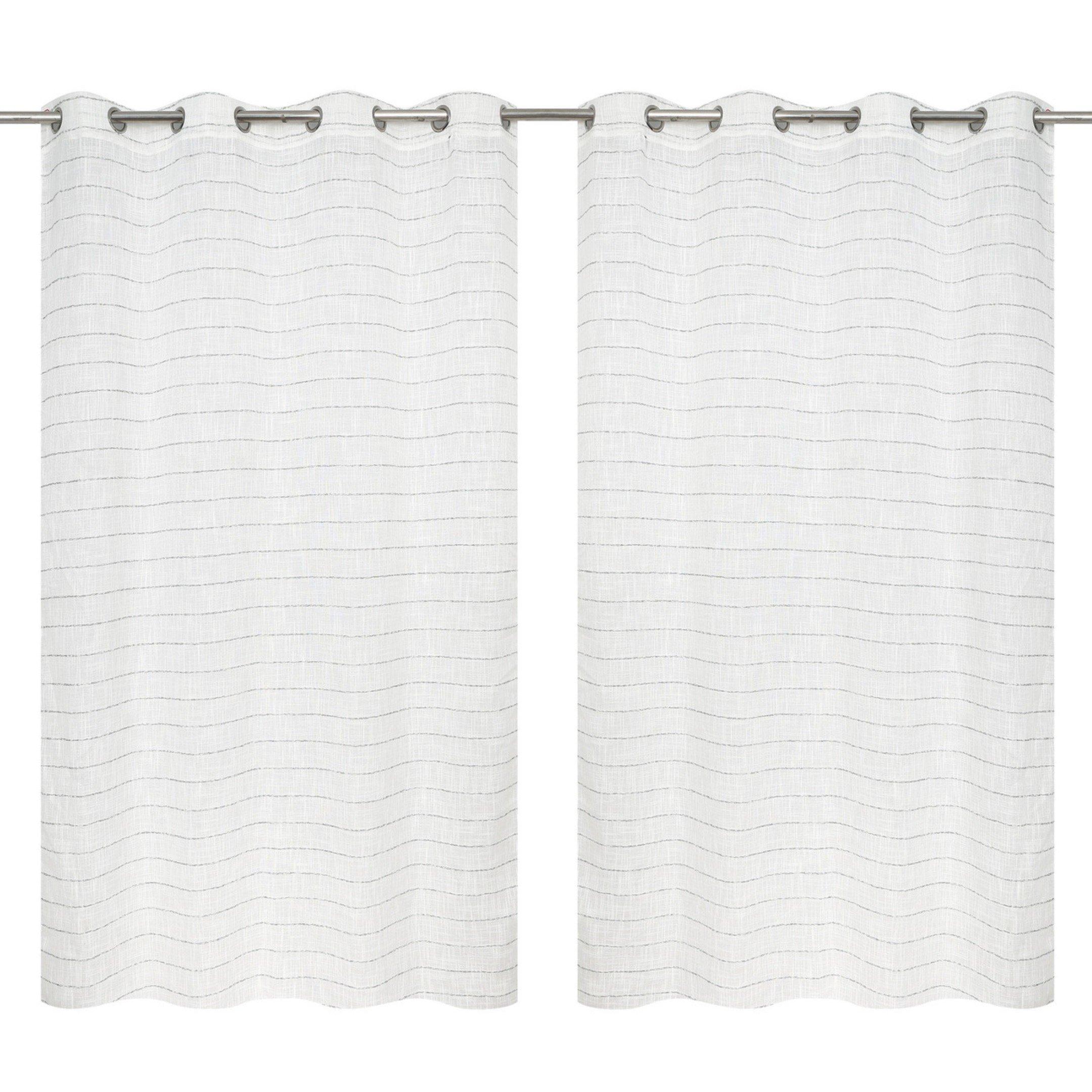 

Lee voile curtain pair white 140 x 300 cm