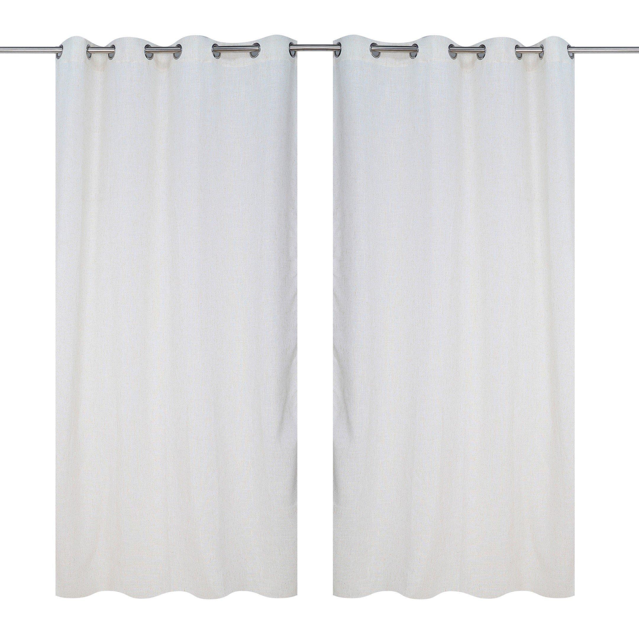 

Katy voile curtain pair beige 140 x 300 cm
