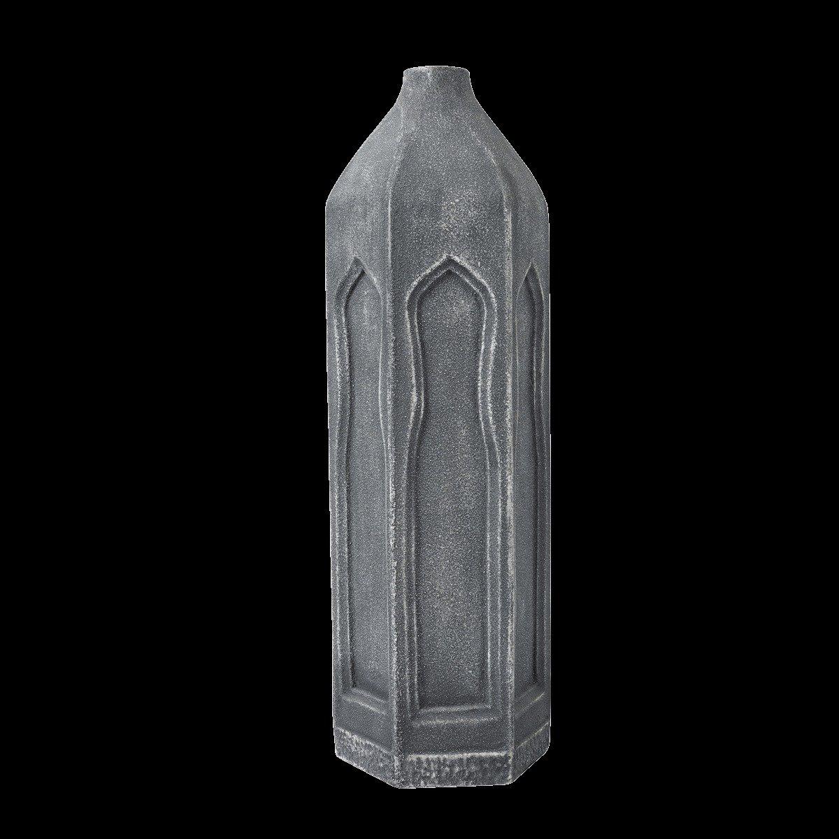 

Palace vase grey 16x14x48 cm